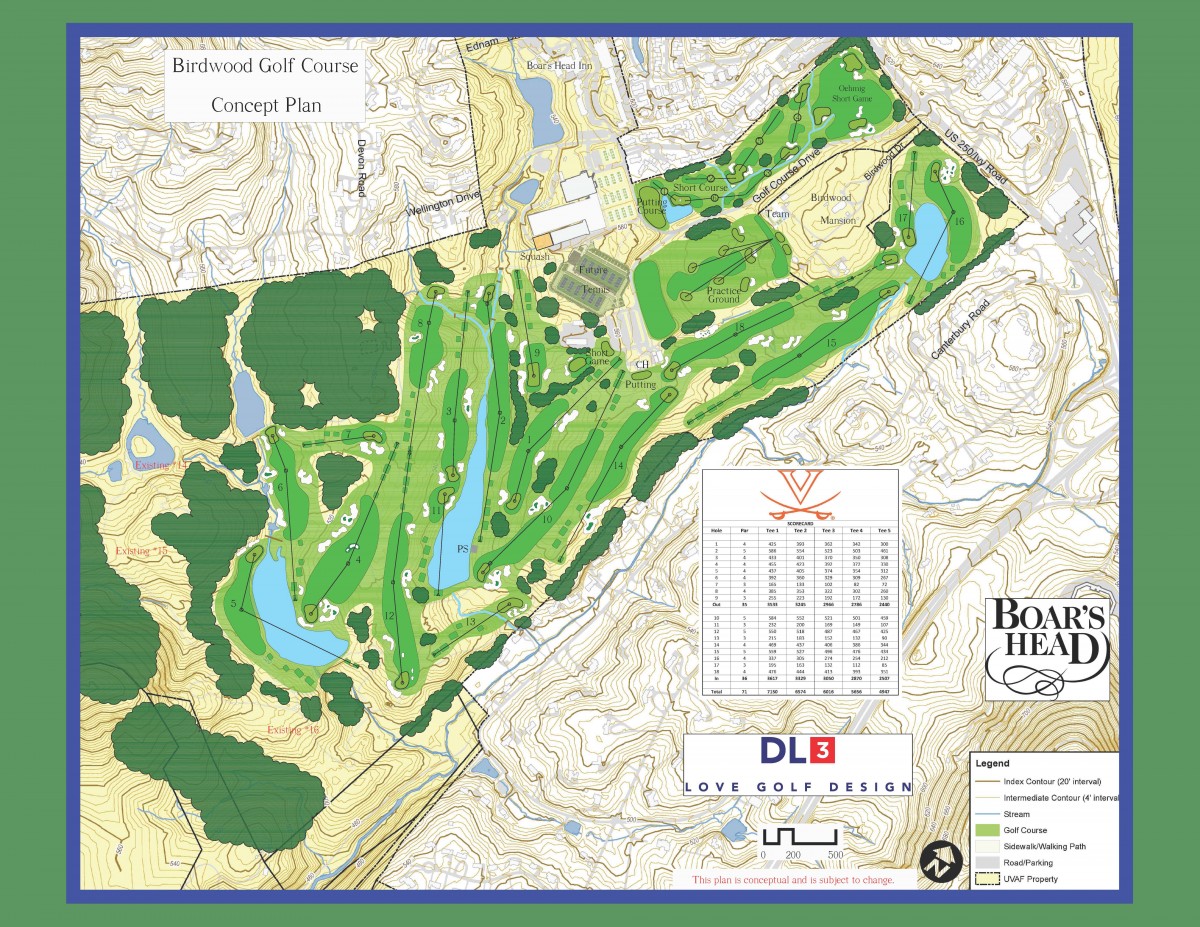 Birdwood Golf Course Concept Plan